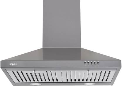 IMPEX CHIMINEA 550 S Wall Mounted Silver 860 CMH Chimney