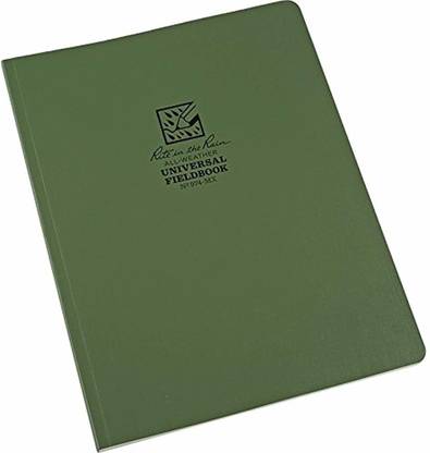 Rite In The Rain Recycled Handmade Regular Notebook Ruled 160 Pages