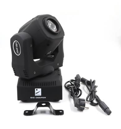 Big Deeper 60 Watt Mini DJ Led Moving Head Light, 8 Color Gobos With DMX 512 Control 9/11 Channel for Use in DJ Disco Party, Wedding and Stage Lightings Single Disco Ball
