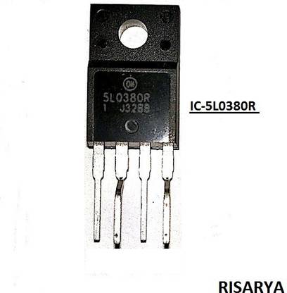 RISARYA 5L0380R POWER SWITCH,Vd max 800v,Id 3A DC,Vcc max 30v dc,TO-220F-4L Electronic Components Electronic Hobby Kit