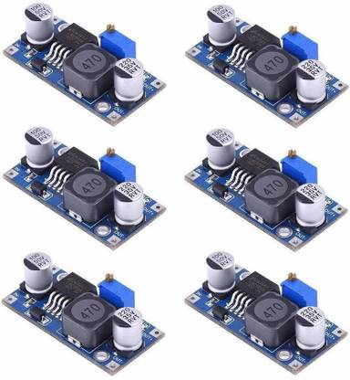 YOGI-TECH 6 Pcs Lm2596 DC Buck Converter Step Down Power Module (Pack of 6) Power Supply Electronic Hobby Kit
