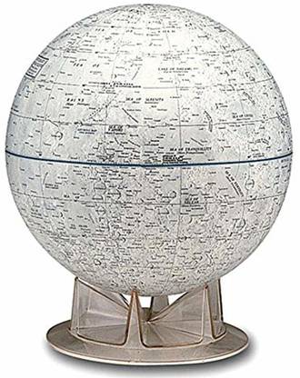 Replogle Moon Globe Desk & Table Top Moon World Globe