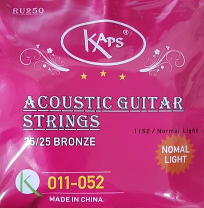 Inditrust Acoustic Acoustic Strings TX620 (75/25) Guitar String (6 Strings) Guitar String