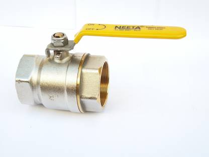 Neeta Extra Heavy Duty Forged Brass Ball Valve (Screwed) with S.S. Handle (2" or 50mm) Ball Valves