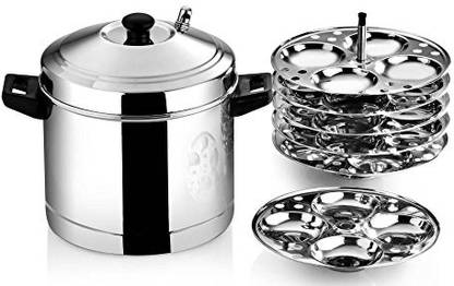 Butterfly Idly Cooker with 6 Plates, 2.01 Litres / 21cm Induction & Standard Idli Maker