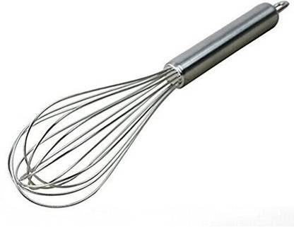 sawan shopping mart Stainless Steel Stainless Steel Whisker/ Beater/ Egg Whisk/ Balloon Whisk Stainless Steel Balloon Whisk Hand Whisk Egg Frother-- Stainless Steel French Whip - Handle Milk Egg Beater Whisk Shaker Frother - Kitchen Blend Stainless Steel Balloon Whisk