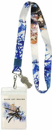 Sword Art Online Kirito & Asuna Blue Lanyard Lanyard