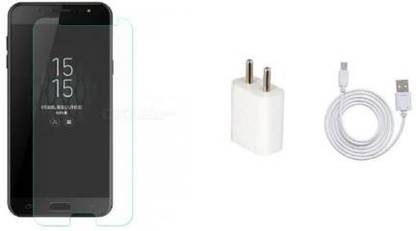 BABBU MOBILE Screen Protector Accessory Combo for Samsung Galaxy C8