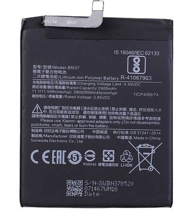 SMART Mobile Battery For  Xiaomi Redmi 6 | BN37 | 3000mAh