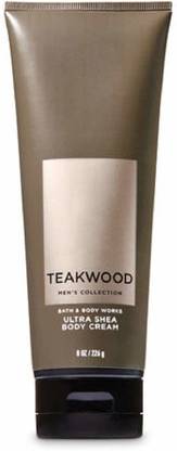 Bath and Body Works TEAK WOOD MEN'S BODY CREAM