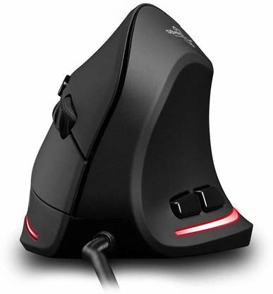 Docooler Mouse Wired Vertical Mouse Ergonomic Rechargeable 3200 DPI Wired Ambidextrous Optical  Gaming Mouse