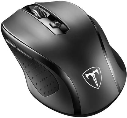 VicTsing Wireless Mouse for Laptop, 2.4G USB Optical PC Laptop Computer Wireless Ambidextrous Optical Mouse  with Bluetooth