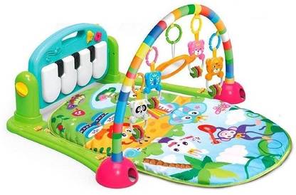 DREAMS UNLIMITED BABY'S PIANO GYM MAT AND CAN CONNECT MOBILE PHONE,MP3,WITH MICROPHONE AND REMOTE.