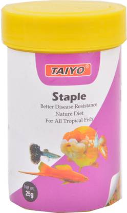 TAIYO Taiyo Staple Flakes - 25 g 0.025 kg Dry New Born Fish Food