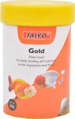 TAIYO Taiyo Gold Flakes - 25 g 0.025 kg Dry New Born Fish Food