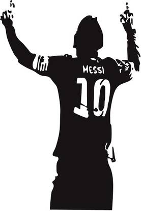 Wallzone 90 cm Messi Removable Sticker