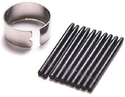 Acupress 10 Pcs Black Standard Pen Nibs For Wacom Ctl-471, Ctl-671, Ctl-472, Ctl-672 W/Removal Ring [Cat_88107] Stylus