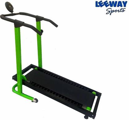 Leeway Multifunction Roller Jogging Machine (Green) Treadmill (Max Weight:90 kg)