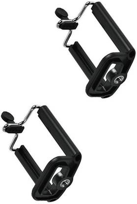 FUZION PACK OF 2 Clip Bracket Stand MOBILE Holder Mount TRIPOD Monopod