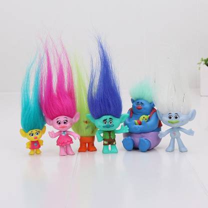 ACTION FIGURE SAMANIS 6pcs/set 6-8 CM Trolls Toy Figure Set