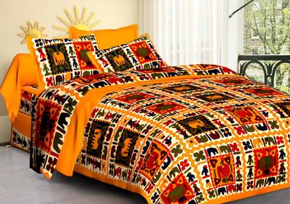 180 TC Cotton Double Bedsheet