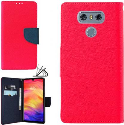 MYSHANZ Flip Cover for LG G6, LG G6 flip cover, LG G6 Desginer Flip cover, LG G6 mobile flip cover (Red)
