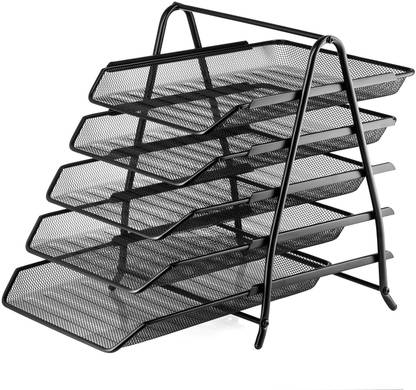 Smart Saver 5 Compartments Metal File Organizer