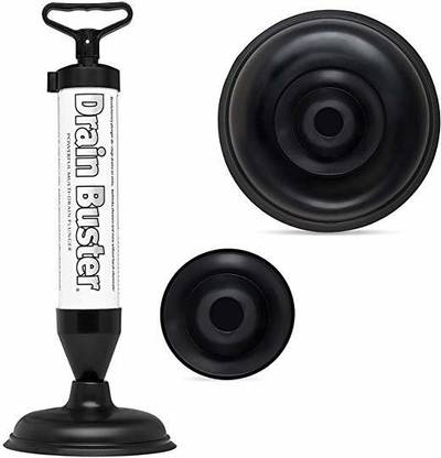 MAGIC High Pressure Drain Buster Pump Type Toilet Dredge Device Inflator Toilet Sucker and Kitchen Sink Clog Remover Multi-purpose Plunger