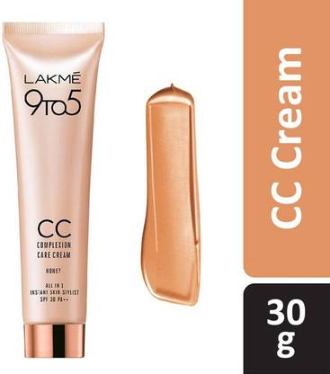 Lakmé 9to5 CC Complexion Care Cream Honey SPF 30 PA++