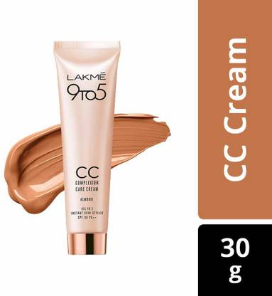 Lakmé 9to5 CC Complexion Care Cream Almond SPF 30 PA++ 30g