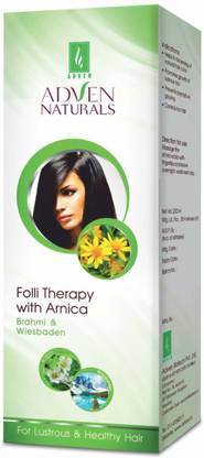 Adven Naturals Folli Therapy with Arnica Brahmi and Wiesbaden 400ML Hair Oil