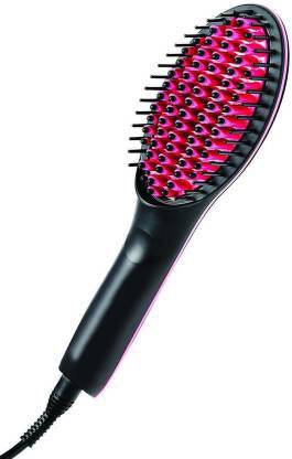 UARV FASHION Simply Straight,Curler and Styler Fast Ceramic Brush with Multi-Fuction- LCD Display/Brush 1202 Hair Straightener Brush