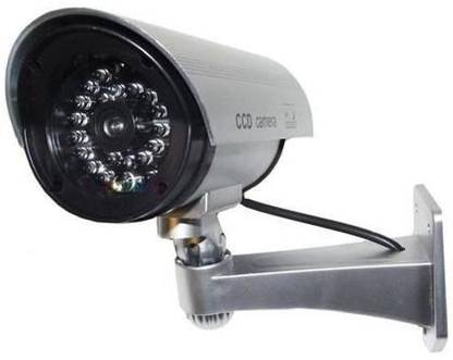 Fly Buy Realistic Look Dummy CCTV Bullet Camera with LED Light Indication Security Camera