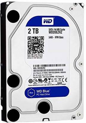 WESTERN DIGITAL BLUE 2 TB Desktop Internal Hard Disk Drive (HDD) (20ezrz)