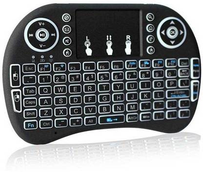 Doel WIRELESS MINI Mini Touchpad With Mouse Wireless Handheld Multi-device Keyboard Compatible with Desktop, Laptop, Mac