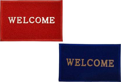 PURVI FABRIC PVC (Polyvinyl Chloride) Door Mat