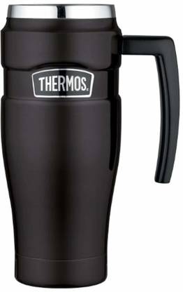 Thermos Travel with Handle Stainless Steel Coffee Mug