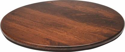 Xllent Teak wood Revolving serving tray for dining table 24" Size:- (61 x 61 x 3 cm) Tray