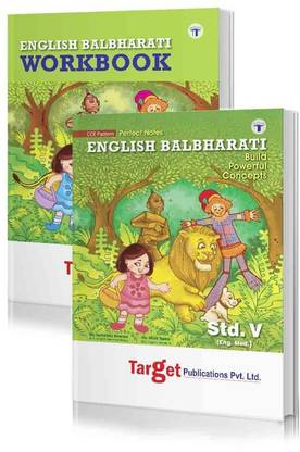 Std 5 Perfect English Balbharati Notes And Workbook | English Medium | Maharashtra State Board Books | Includes Glossary, Summary, Paraphrases, Ample Practice Questions, Unit And Semester Papers | Based On Std 5th New Syllabus | Set Of 2 Books