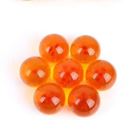 PLA Giftmart DBZ Acrylic Crystal Shenron Dragon Balls Decorative Showpiece  -  4.3 cm