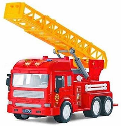 heet Realistic Fire Rescue Truck Toy with Light and Musical Fire Truck for Kids