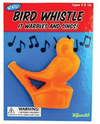 Toysmith Warbling Bird Whistle Squeeze Whistle