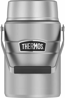 Thermos Stainless King Vacuum Insulated Food Jar, 47 Ounce, Stainless Steel [CAT_116221] 1389.79 ml Steel Flask