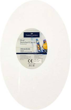 FABER-CASTELL 173401 Cotton Medium Grain Stretched Canvas Board (Set of 1)