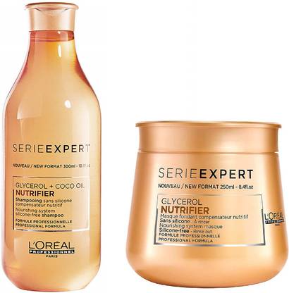 L'Oréal Paris Serie Expert Glycerol + Coco Oil Nutrifier Shampoo + Masque