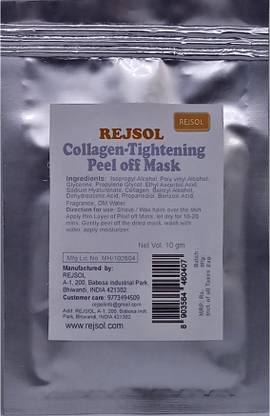 REJSOL COLLAGEN -TIGHTENING PEEL OFF MASK 10gm sachet 10Nos.…