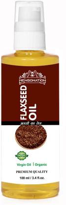 100% शुद्ध और प्राकृतिक अलसी का तेल (अलसी का तेल) 100 ml केश तेल