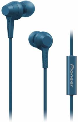 Pioneer Fully Enclosed Dynamic SE-C1T Blue in-Ear Headphones (Deep Blue) Wired Headset