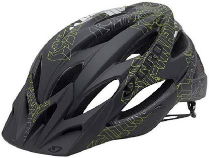 Giro Xar Cycling Helmet -- matte black/highlight yellow - small [CAT_6484] Motorbike Helmet