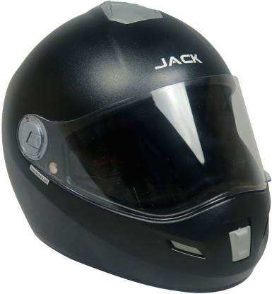 Steelbird SBH-2 Jack Dashing Full Face Helmet in Black Dashing with Plain Visor Motorbike Helmet